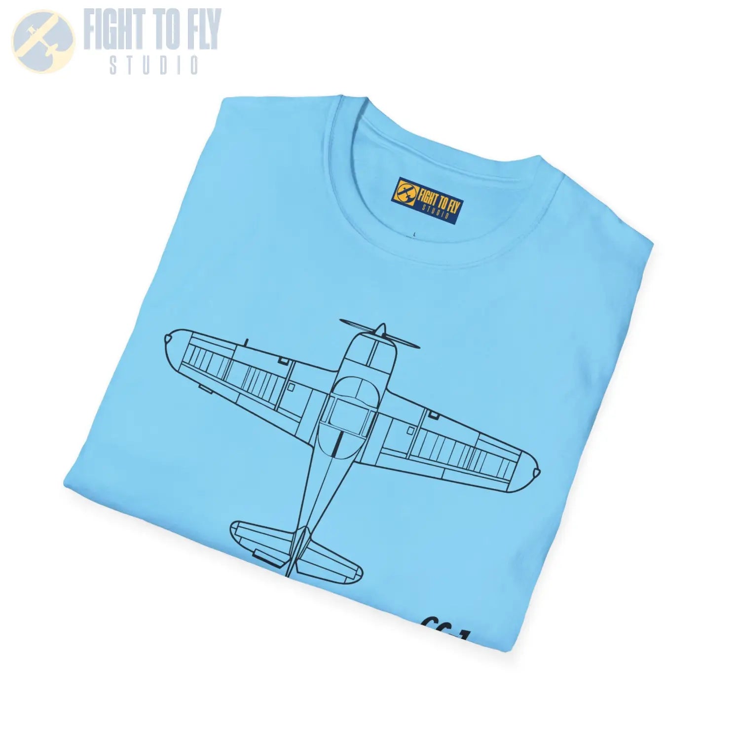 Globe Swift Top View T-Shirt - Pilot gifts - WWII warbird t-shirt