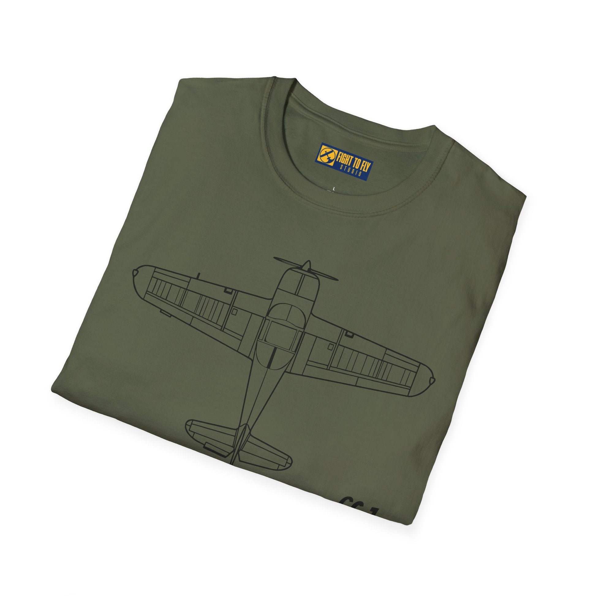 Globe Swift Top View T-Shirt – Overhead Vintage Aircraft Aviation Tee - Gifts for pilots - apparel