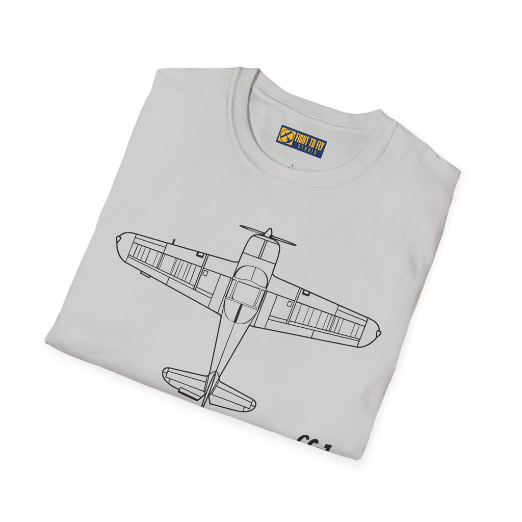 Globe Swift Top View T-Shirt – Overhead Vintage Aircraft Aviation Tee - Gifts for pilots - apparel