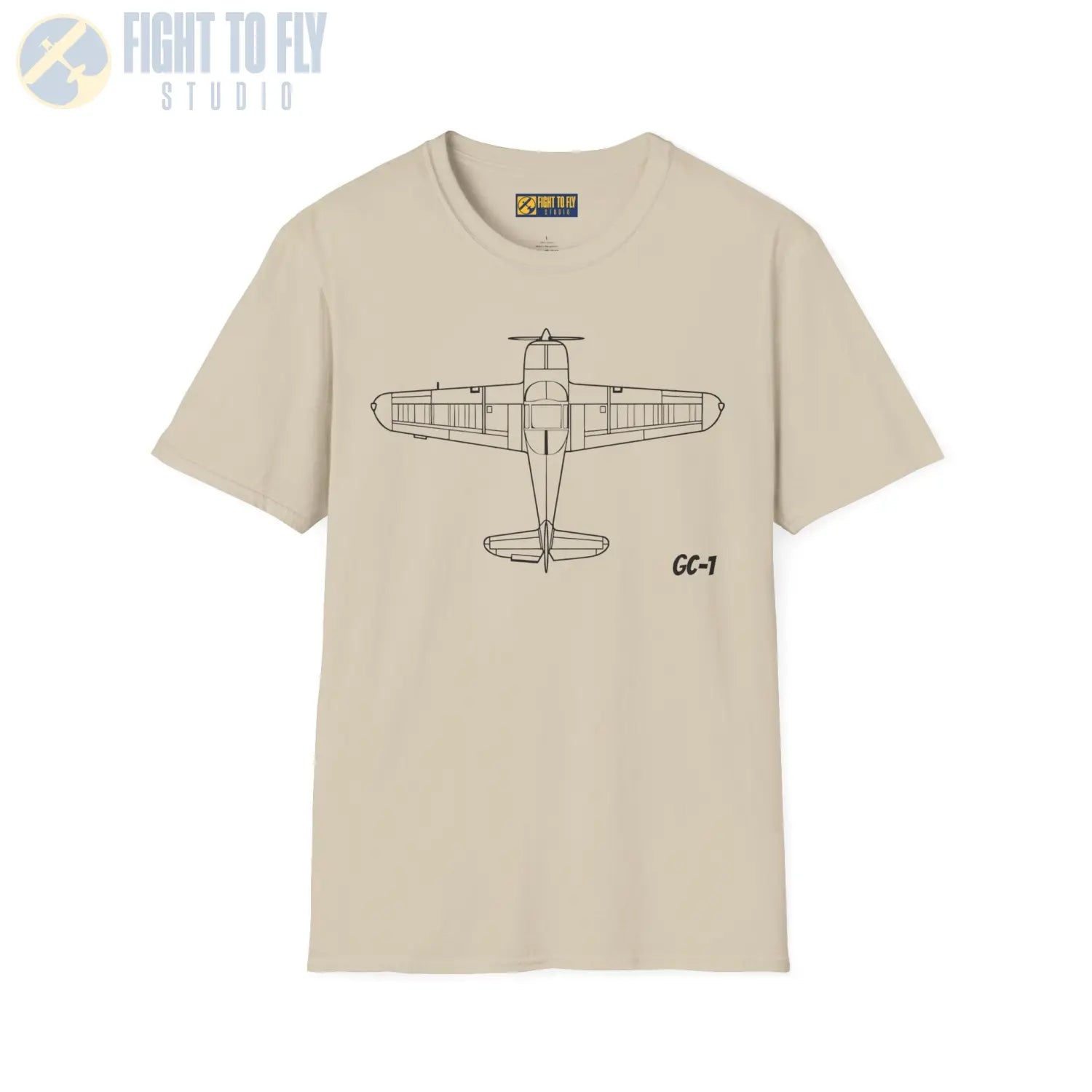 Globe Swift Top View T-Shirt - Pilot gifts - WWII warbird t-shirt