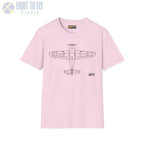 Globe Swift Top View T-Shirt - Pilot gifts - WWII warbird t-shirt