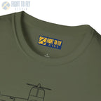 Globe Swift Top View T-Shirt - Pilot gifts - WWII warbird t-shirt