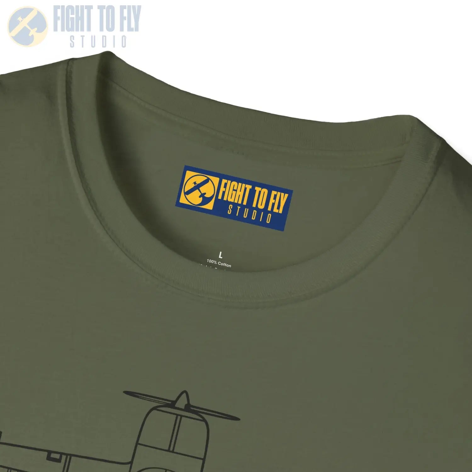 Globe Swift Top View T-Shirt - Pilot gifts - WWII warbird t-shirt