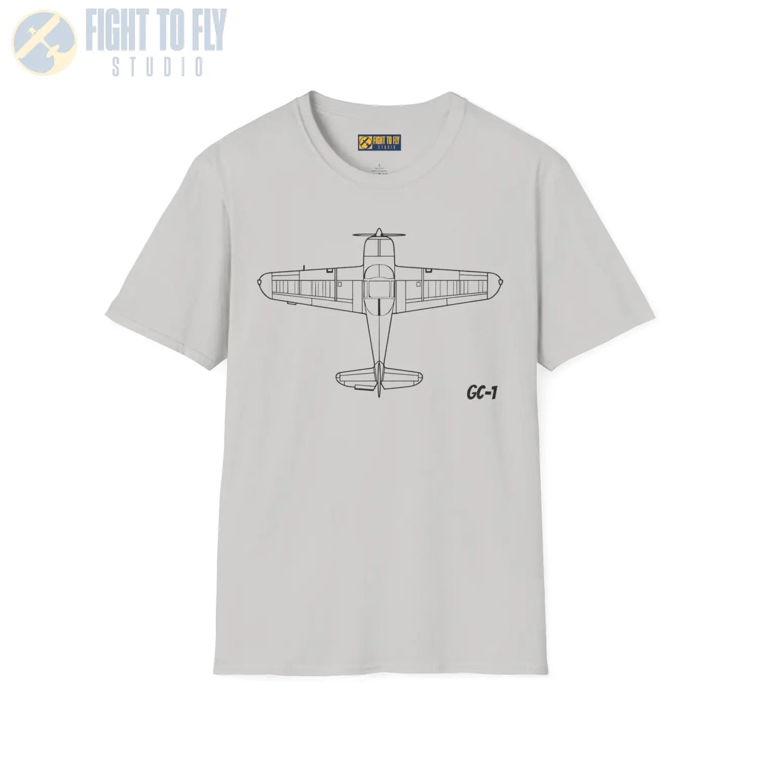 Globe Swift Top View T-Shirt - Pilot gifts - WWII warbird t-shirt