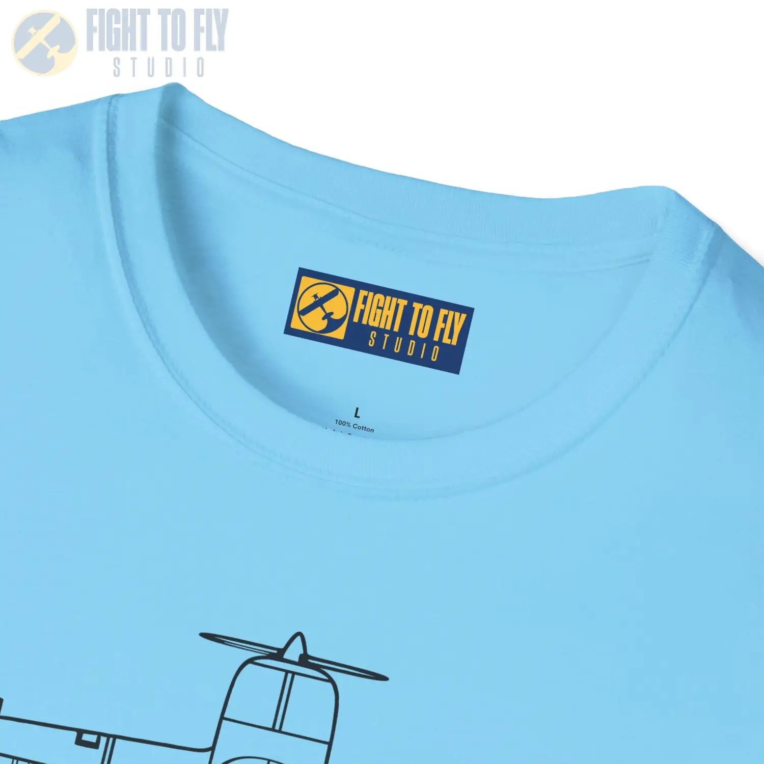 Globe Swift Top View T-Shirt - Pilot gifts - WWII warbird t-shirt