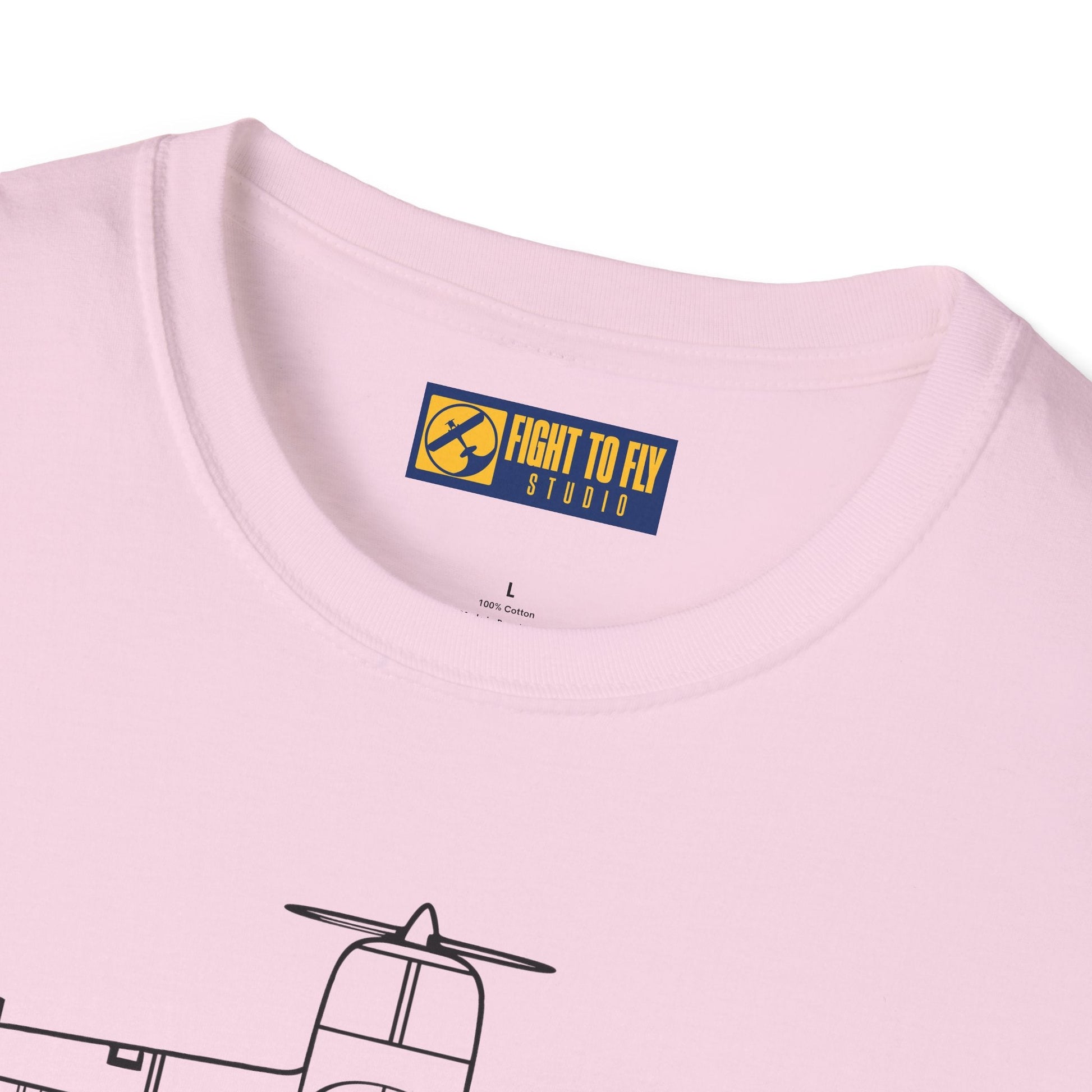 Globe Swift Top View T-Shirt – Overhead Vintage Aircraft Aviation Tee - Gifts for pilots - apparel