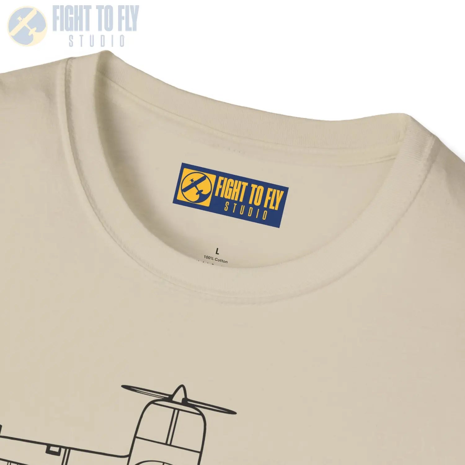 Globe Swift Top View T-Shirt - Pilot gifts - WWII warbird t-shirt