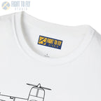 Globe Swift Top View T-Shirt - Pilot gifts - WWII warbird t-shirt