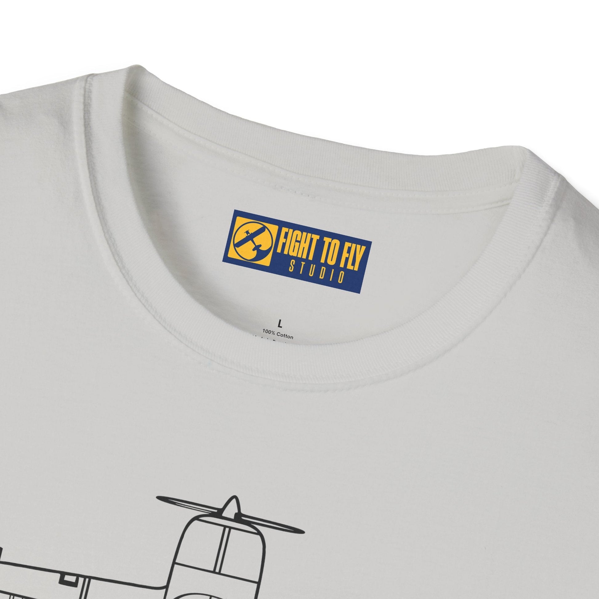 Globe Swift Top View T-Shirt – Overhead Vintage Aircraft Aviation Tee - Gifts for pilots - apparel