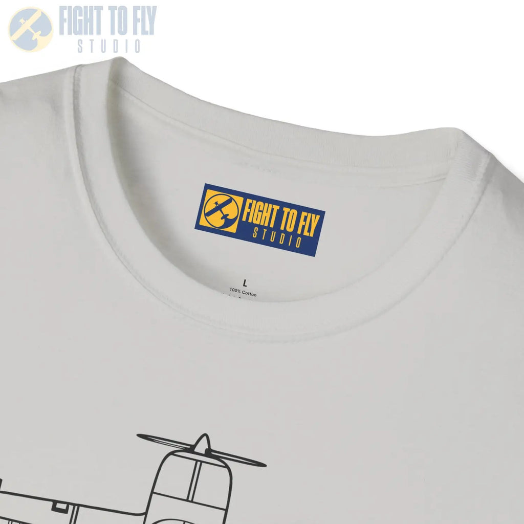 Globe Swift Top View T-Shirt - Pilot gifts - WWII warbird t-shirt