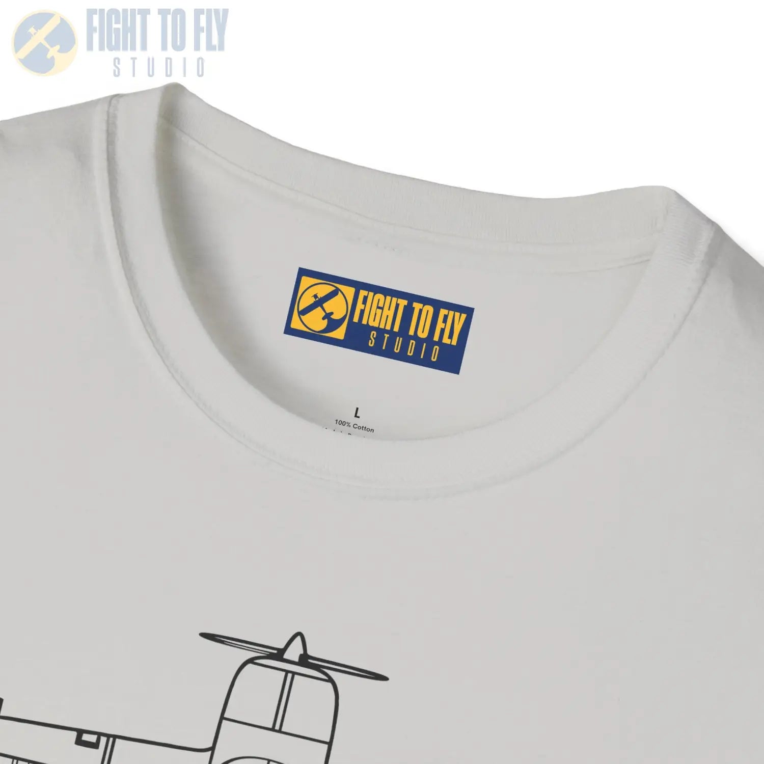 Globe Swift Top View T-Shirt - Pilot gifts - WWII warbird t-shirt