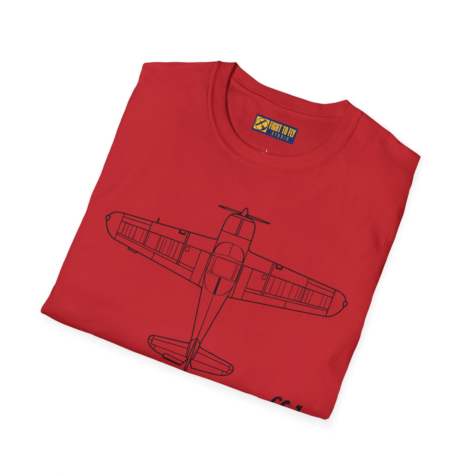 Globe Swift Top View T-Shirt – Overhead Vintage Aircraft Aviation Tee - Gifts for pilots - apparel