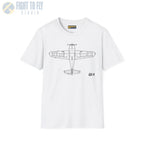 Globe Swift Top View T-Shirt - Pilot gifts - WWII warbird t-shirt