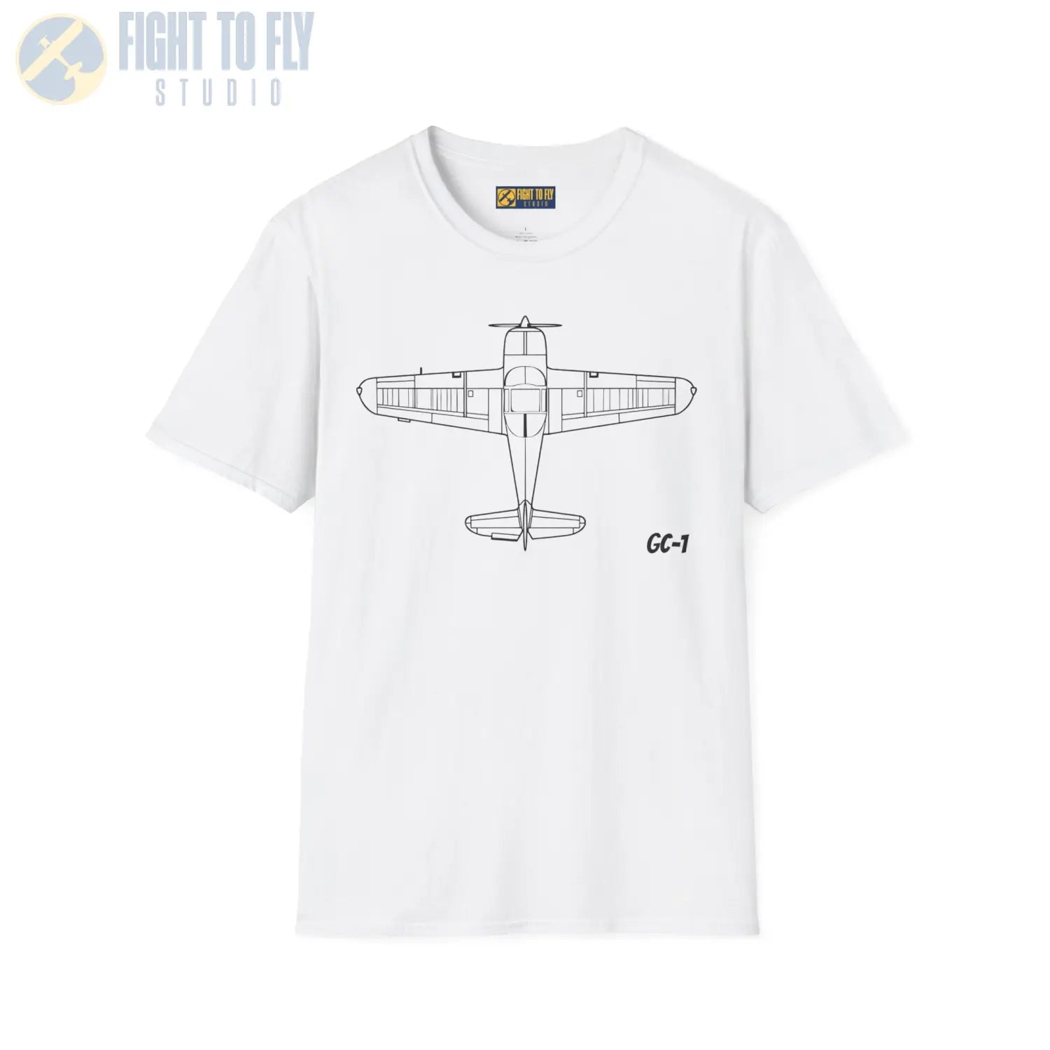 Globe Swift Top View T-Shirt - Pilot gifts - WWII warbird t-shirt