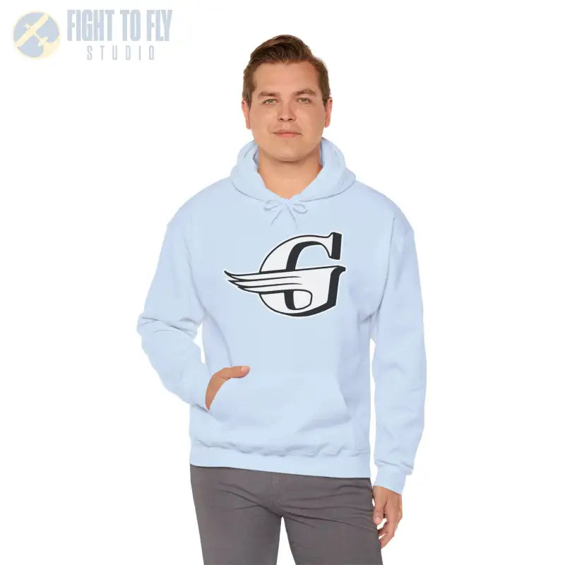 Gloster Logo Unisex Hooded Sweatshirt - Cozy and Stylish - Hoodie - Gifts for pilots - Aviation apparel