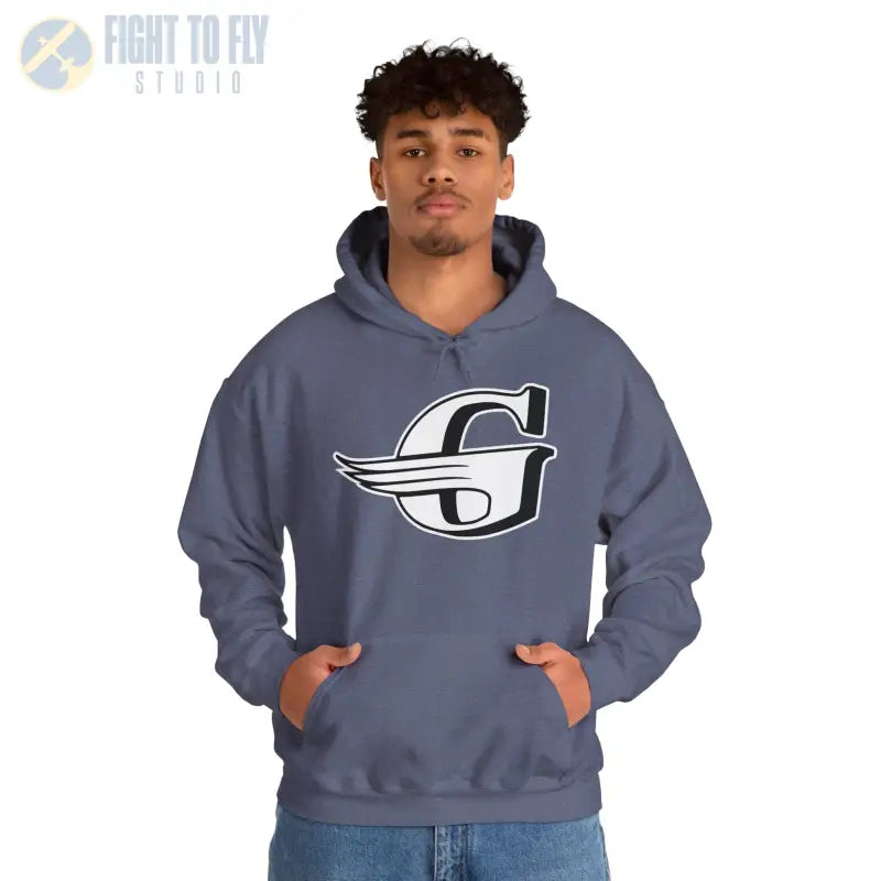 Gloster Logo Unisex Hooded Sweatshirt - Cozy and Stylish - Hoodie - Gifts for pilots - Aviation apparel