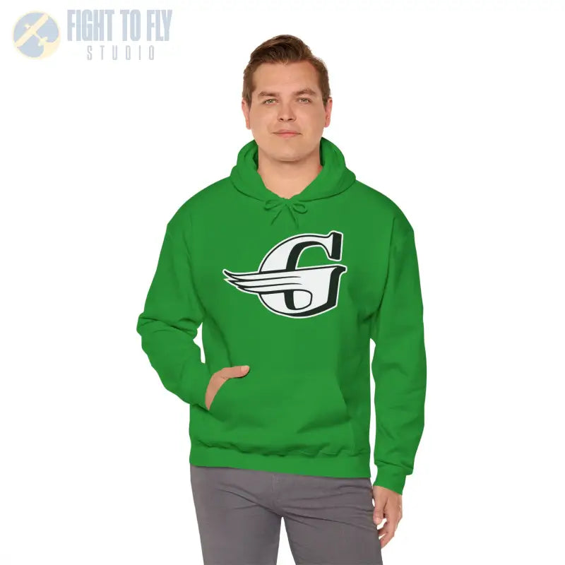 Gloster Logo Unisex Hooded Sweatshirt - Cozy and Stylish - Hoodie - Gifts for pilots - Aviation apparel