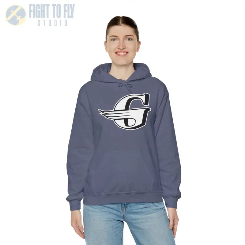 Gloster Logo Unisex Hooded Sweatshirt - Cozy and Stylish - Hoodie - Gifts for pilots - Aviation apparel