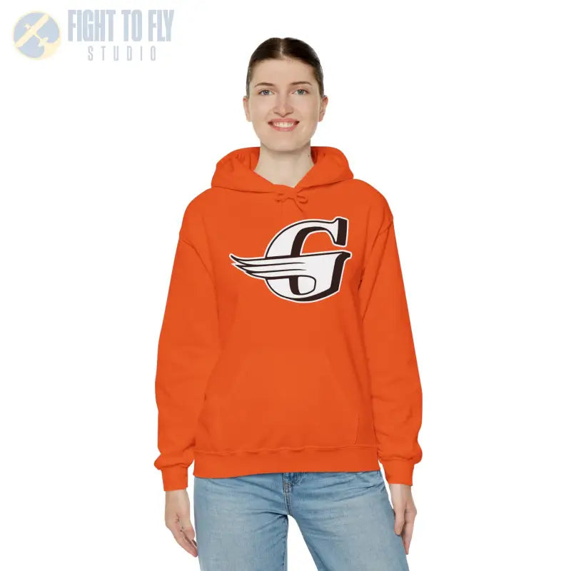 Gloster Logo Unisex Hooded Sweatshirt - Cozy and Stylish - Hoodie - Gifts for pilots - Aviation apparel