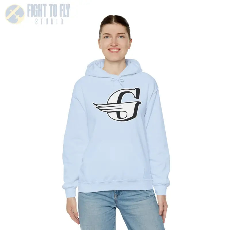 Gloster Logo Unisex Hooded Sweatshirt - Cozy and Stylish - Hoodie - Gifts for pilots - Aviation apparel