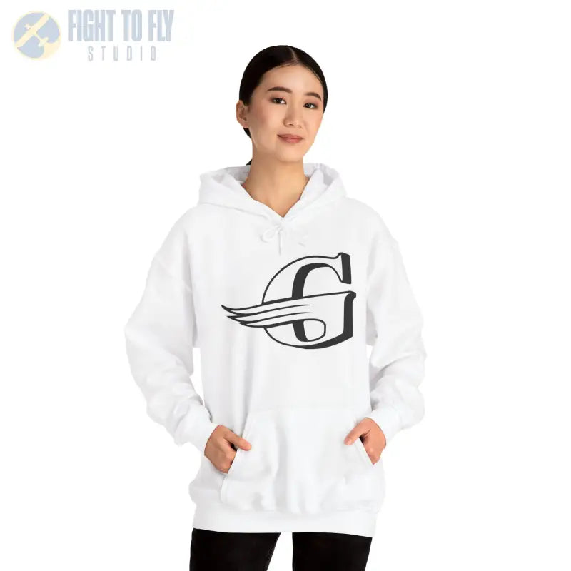 Gloster Logo Unisex Hooded Sweatshirt - Cozy and Stylish - Hoodie - Gifts for pilots - Aviation apparel