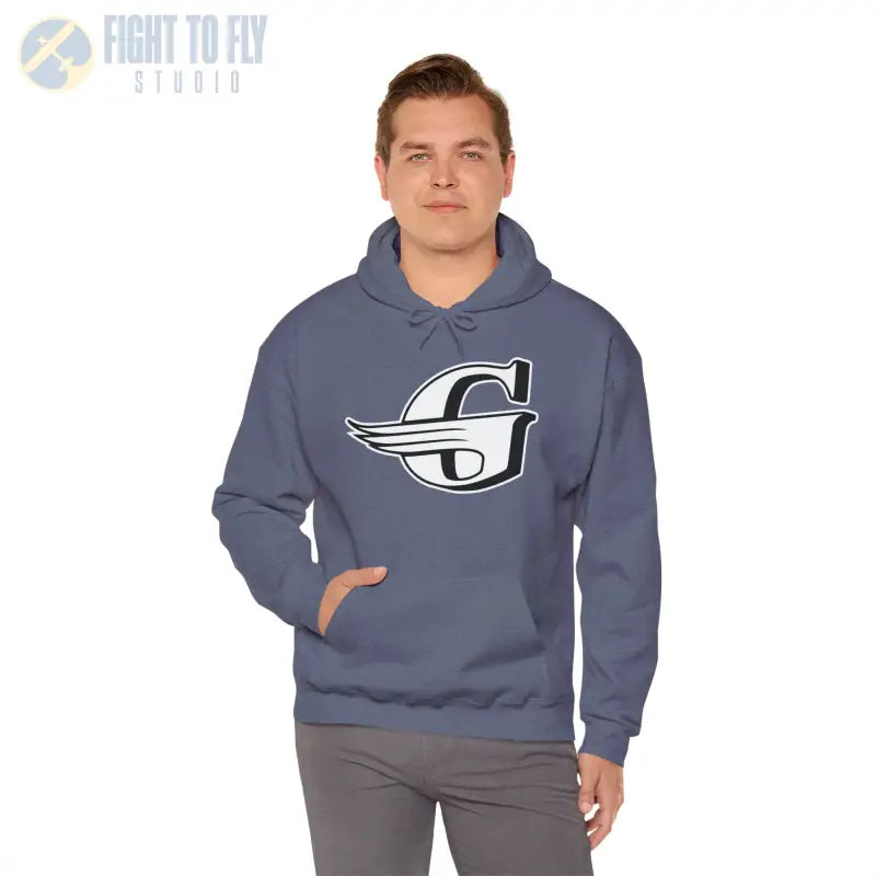 Gloster Logo Unisex Hooded Sweatshirt - Cozy and Stylish - Hoodie - Gifts for pilots - Aviation apparel