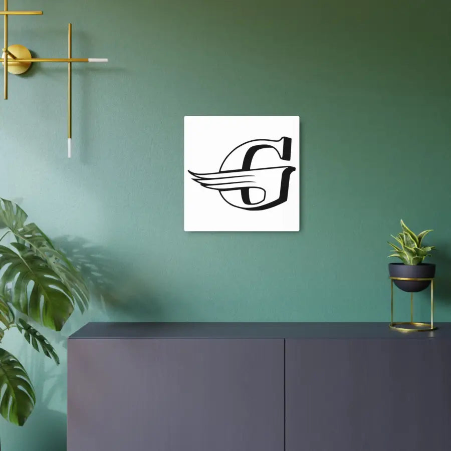 Gloster Metal Wall Art Sign - Home Decor - Gifts for pilots - Aviation apparel