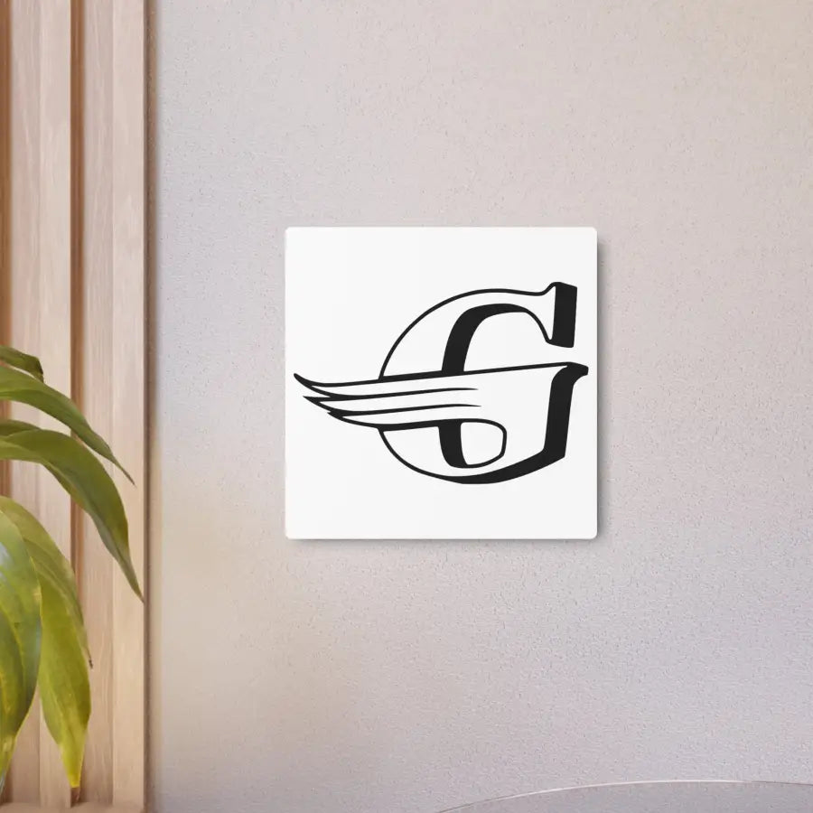 Gloster Metal Wall Art Sign - Home Decor - Gifts for pilots - Aviation apparel