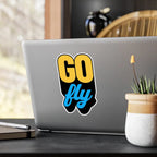 GO FLY Kiss-Cut Vinyl Decal - Paper products - Pilot gifts - WWII warbird t-shirt