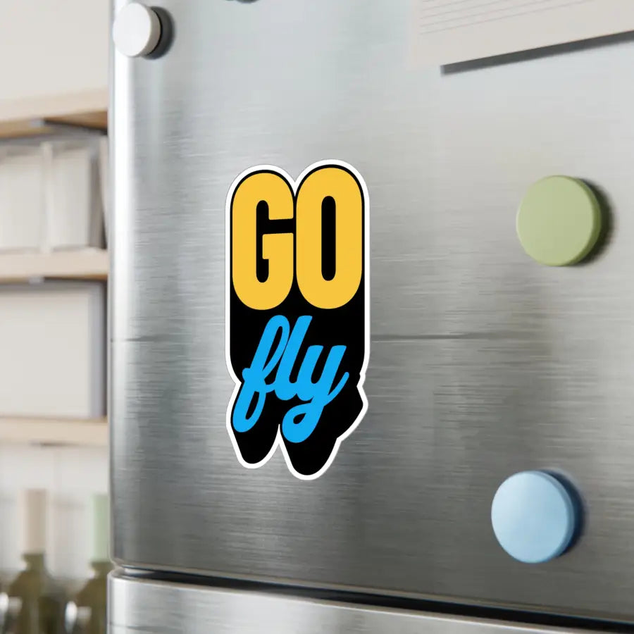 GO FLY Kiss-Cut Vinyl Decal - Paper products - Pilot gifts - WWII warbird t-shirt