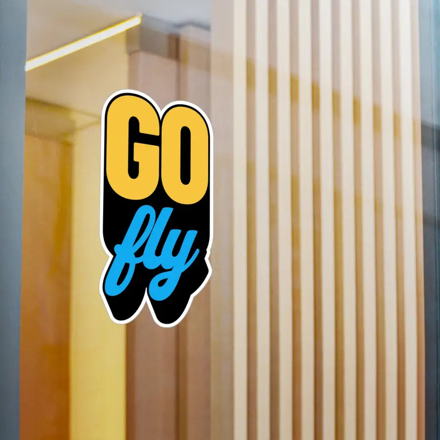 GO FLY Kiss-Cut Vinyl Decal - Paper products - Pilot gifts - WWII warbird t-shirt