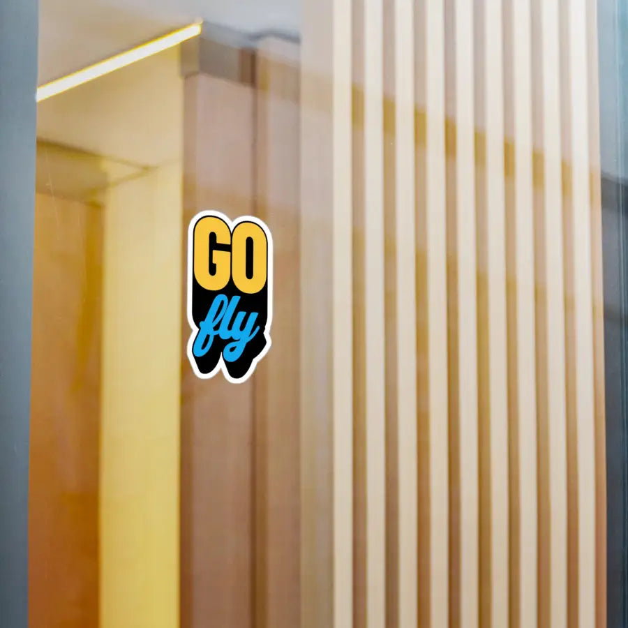 GO FLY Kiss-Cut Vinyl Decal - Paper products - Pilot gifts - WWII warbird t-shirt