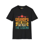 Grandpa the Pilot - T-Shirt - gifts - WWII warbird t-shirt