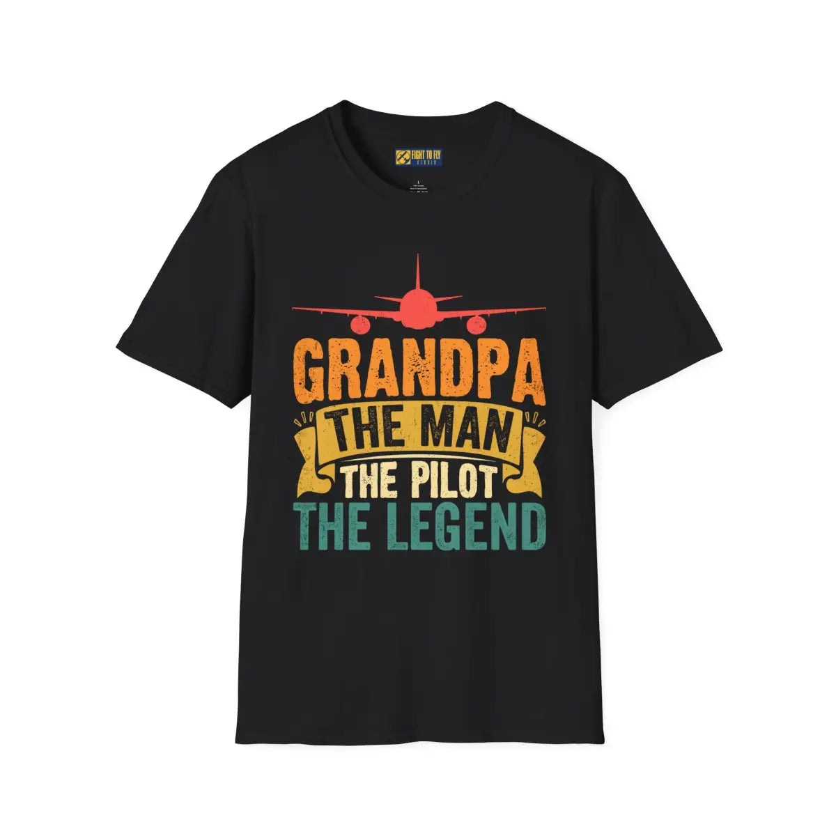 Grandpa the Pilot Unisex T-Shirt - Gift for Fathers Day - gifts - WWII warbird t-shirt