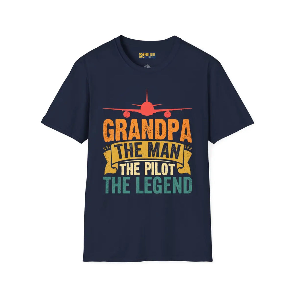 Grandpa the Pilot - T-Shirt - gifts - WWII warbird t-shirt