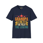 Grandpa the Pilot - T-Shirt - gifts - WWII warbird t-shirt