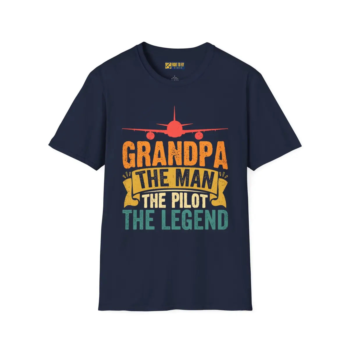 Grandpa the Pilot Unisex T-Shirt - Gift for Fathers Day - gifts - WWII warbird t-shirt