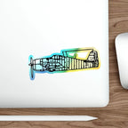Grumman F6F Hellcat Holographic Die-Cut Airplane Sticker - Paper products - Pilot gifts - WWII warbird t-shirt