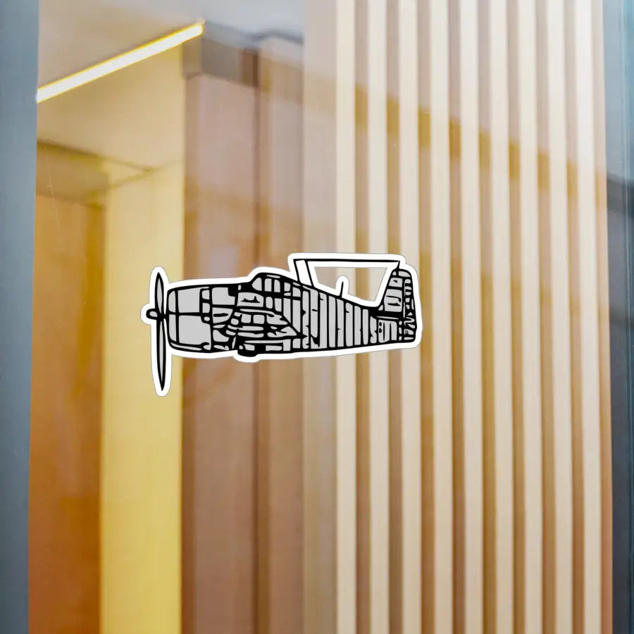 Grumman F6F Hellcat Kiss-Cut Vinyl Decal - Paper products - Pilot gifts - WWII warbird t-shirt