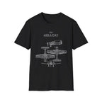 Grumman F6F Hellcat — T-shirt - T-Shirt - Pilot gifts - WWII warbird t-shirt