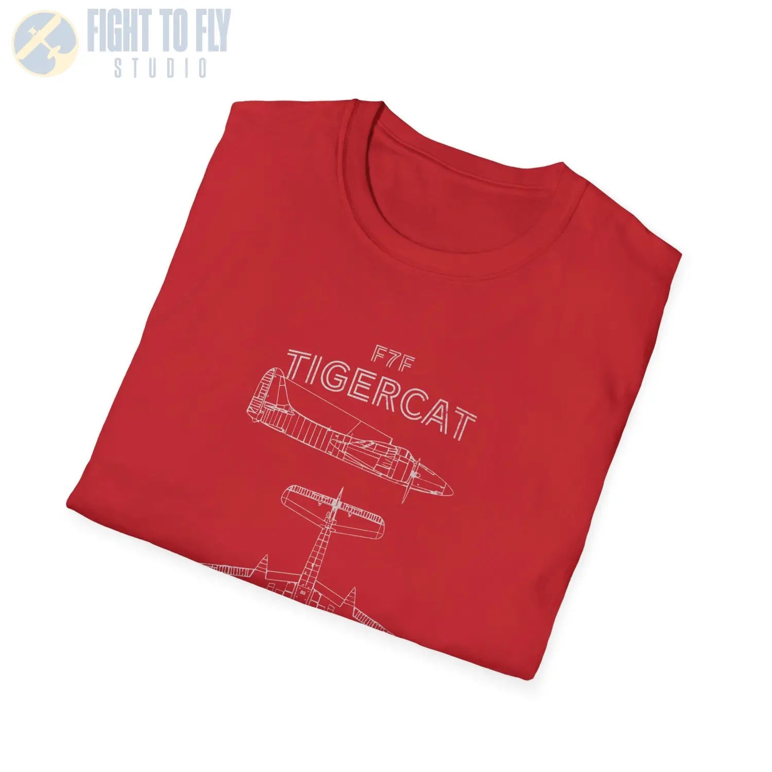 Grumman F7F Tigercat — T-shirt - T-Shirt - Pilot gifts - WWII warbird t-shirt