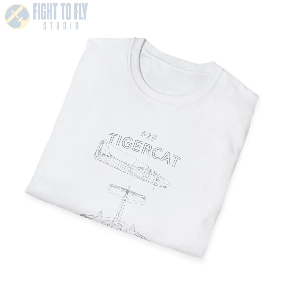 Grumman F7F Tigercat — T-shirt - T-Shirt - Pilot gifts - WWII warbird t-shirt