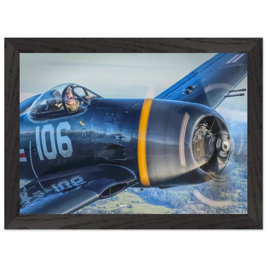 Grumman F8F Bearcat - Print Material - Gifts for pilots - Aviation apparel
