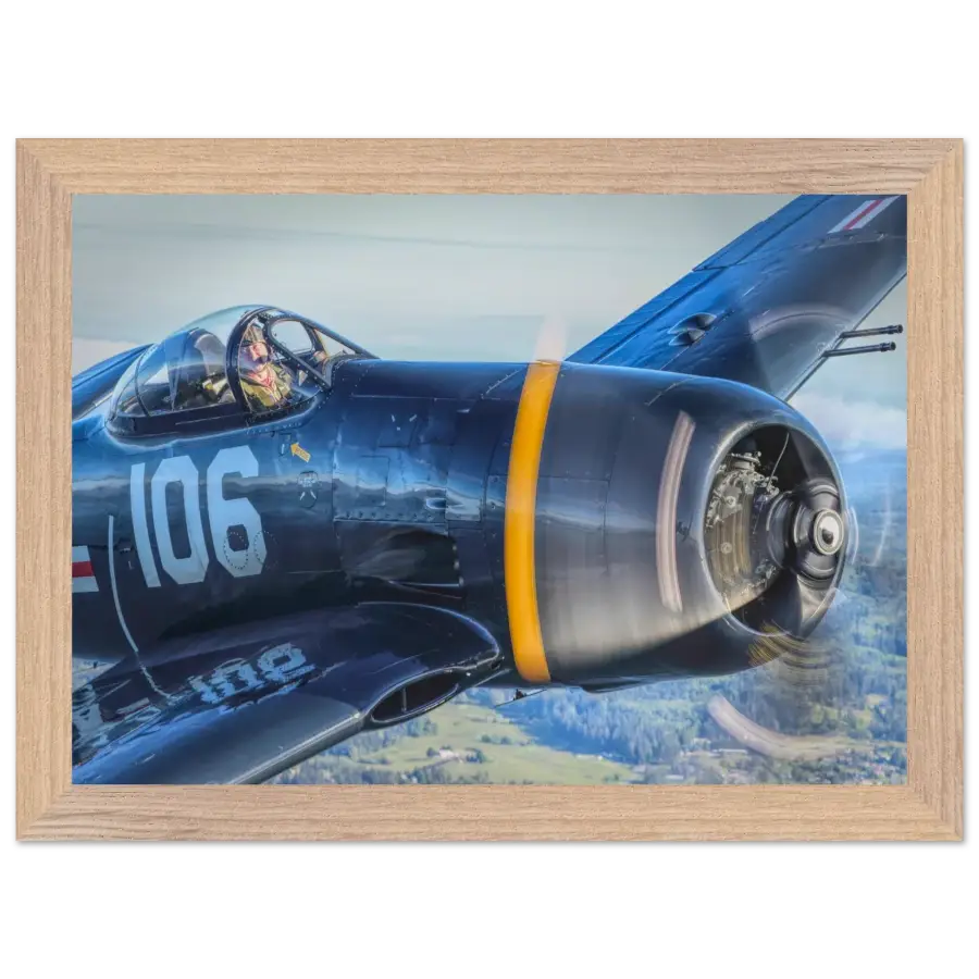 Grumman F8F Bearcat - Print Material - Gifts for pilots - Aviation apparel