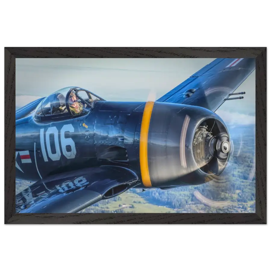 Grumman F8F Bearcat - Print Material - Gifts for pilots - Aviation apparel