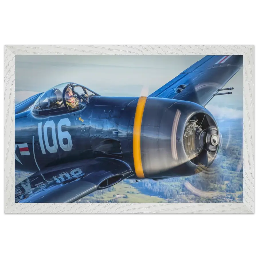 Grumman F8F Bearcat - Print Material - Gifts for pilots - Aviation apparel