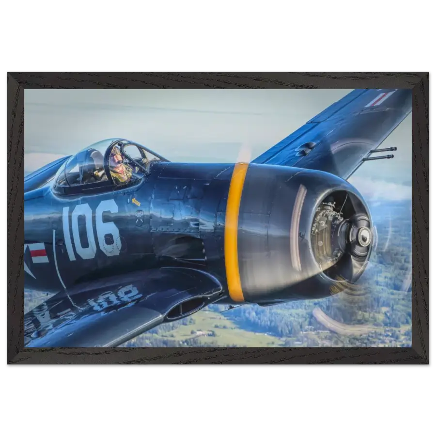 Grumman F8F Bearcat - Print Material - Gifts for pilots - Aviation apparel