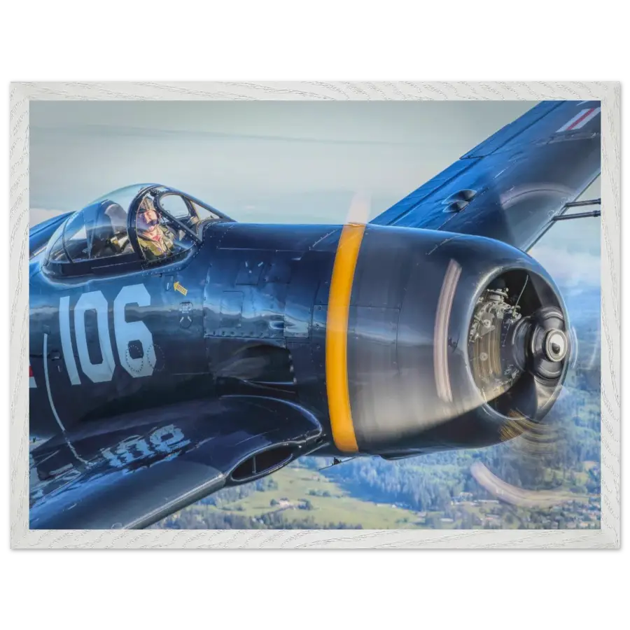 Grumman F8F Bearcat - Print Material - Gifts for pilots - Aviation apparel