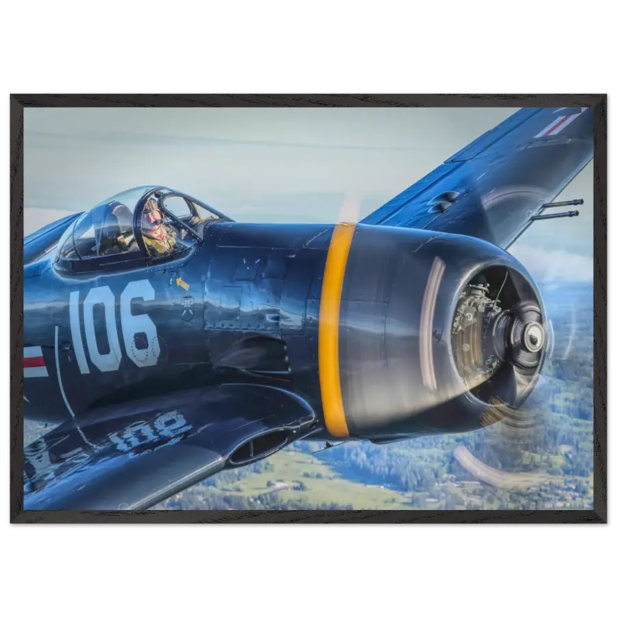 Grumman F8F Bearcat - Print Material - Gifts for pilots - Aviation apparel