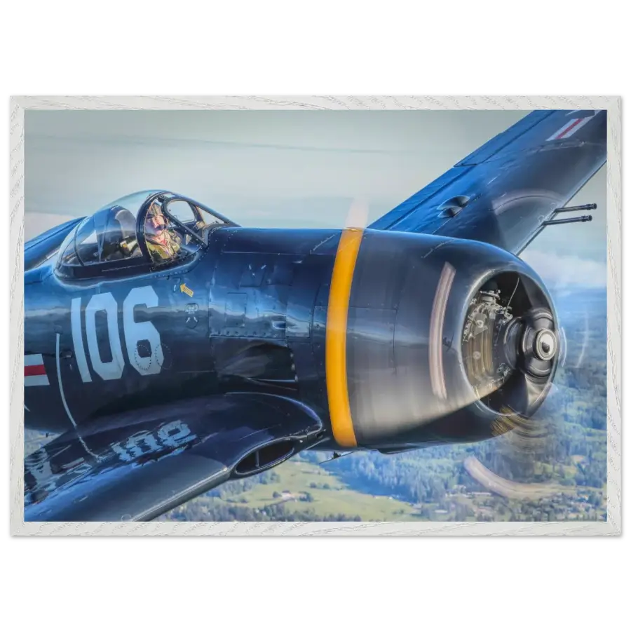 Grumman F8F Bearcat - Print Material - Gifts for pilots - Aviation apparel